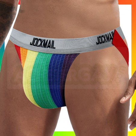 Jockstrap Arc-en-Ciel Jockmail - Fierté, Maintien & Audace