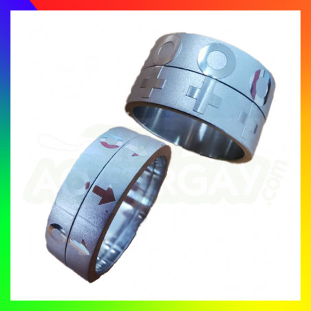 Bague Turn symboles