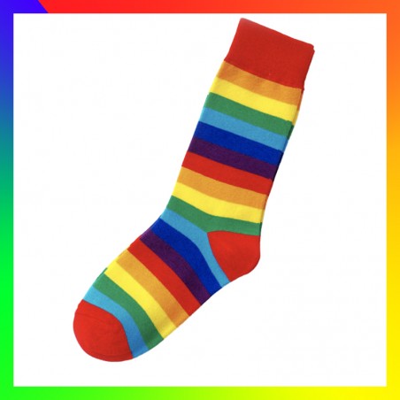Chaussettes mi-haute rainbow