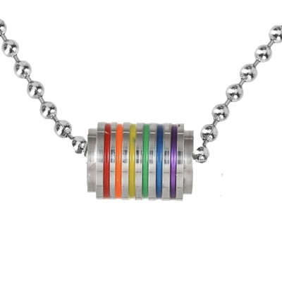 Pendentif rainbow tube Pendentif rainbow tube
