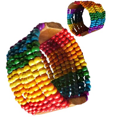 Bracelet en bois LGBT