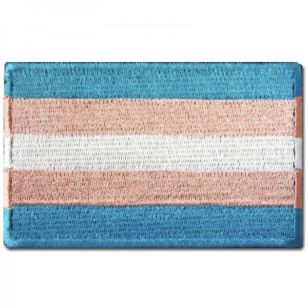 Patch Drapeau Transgenre (Trans Flag) - Thermocollant et Fier