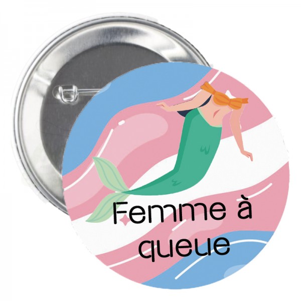 Badge Femme à queue