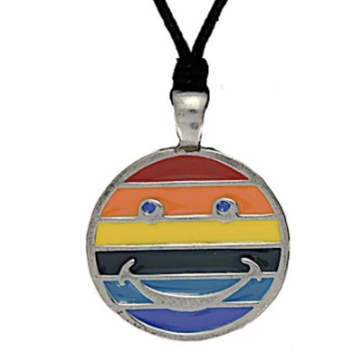 Collier smiley rainbow Collier smiley rainbow