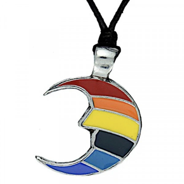 Collier LGBT Lune Rainbow