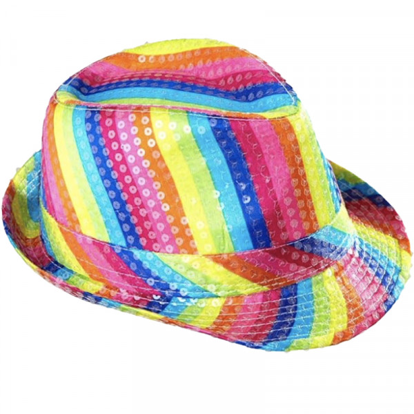 Chapeau Rainbow Paillettes