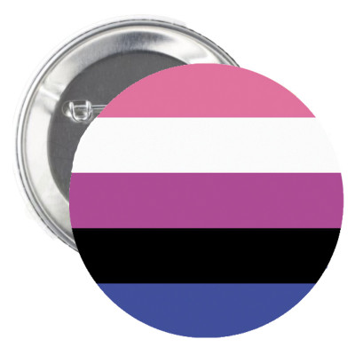 Badge Genderfluid Badge Genderfluid