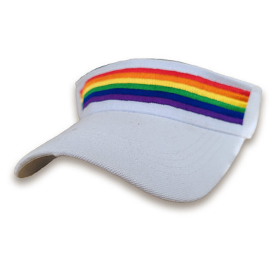 Visière blanche LGBT Visière blanche LGBT