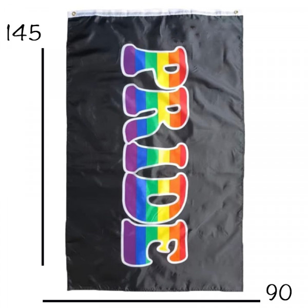 Drapeau de fierté LGBT Pride noir