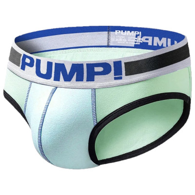 Slip pour homme gay bi color vert et bleu