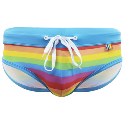 Maillot de bain pour homme gay rainbow