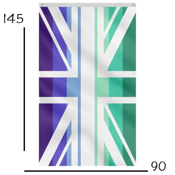 Drapeau Union Jack MLM (Homosexuel Masculin)