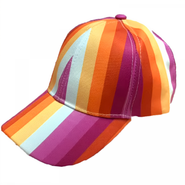 Casquette drapeau lesbien - Sunset pride