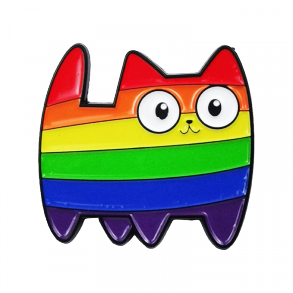 Pins Chat Arc-en-Ciel : Ton Nouvel Accessoire Préféré