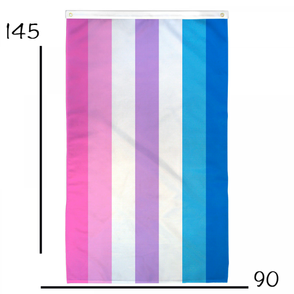 Drapeau Bigenre (Bigender) | Fierté et Identité de Genre