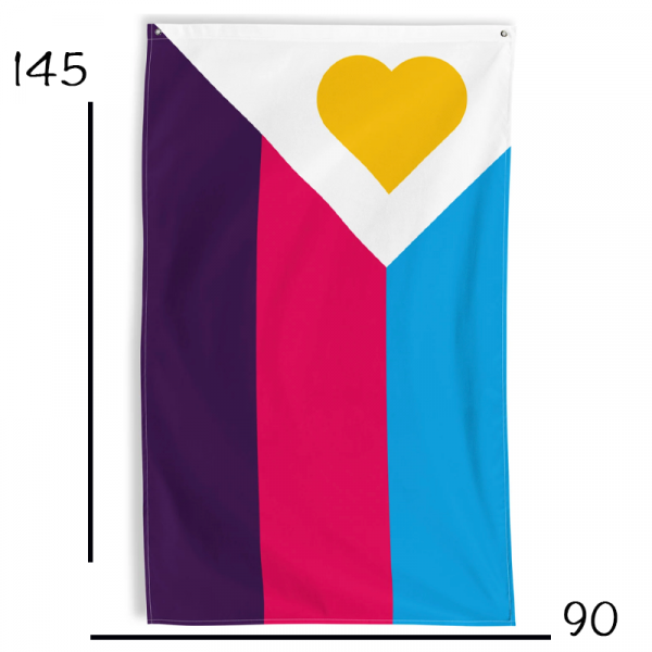 Drapeau Polyamour (Nouvelle Version) | Fierté et Inclusivité