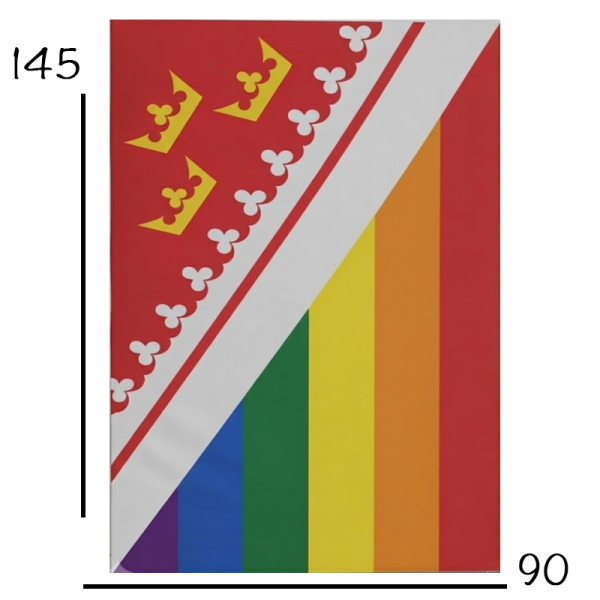 Drapeau Alsace LGBT – Édition Spéciale : Affichez vos couleurs et vos racines
