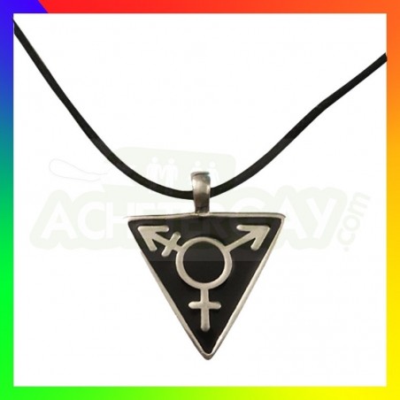 Pendentif Triangle Transgenre Black