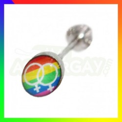 Piercing langue Lesbienne