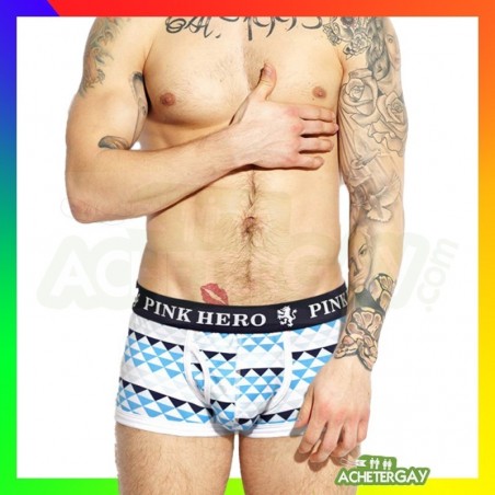 Boxer "Pink Hero" Lignes