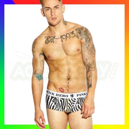 Boxer Pink Hero Zebre