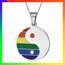 Pendentif en acier LGBT Pendentif en acier LGBT
