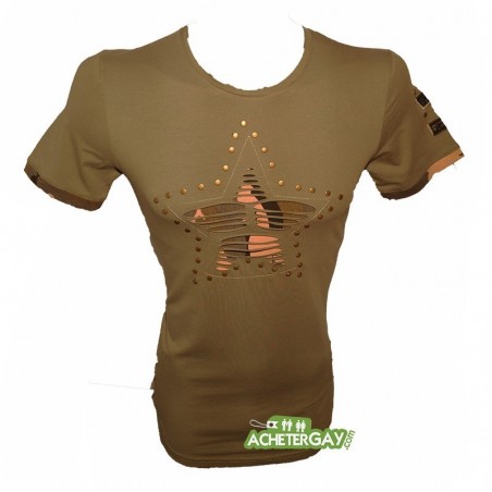 Tee Shirt Star Military