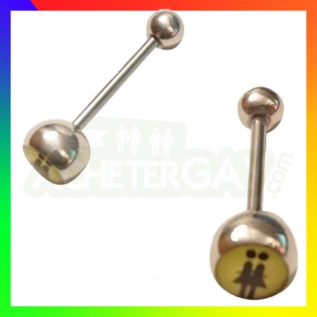 Piercing Langue "Yellow Women"