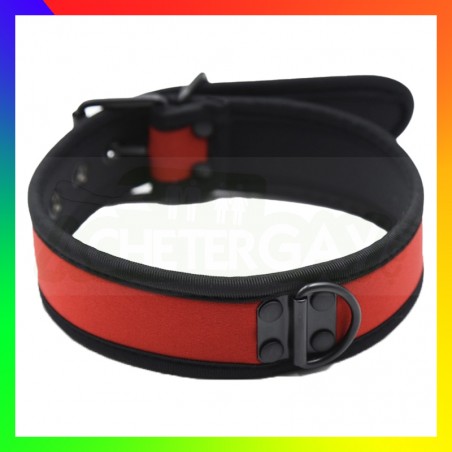 Collier dog training rouge