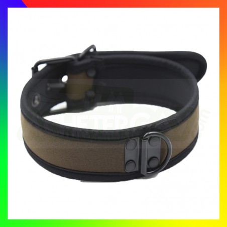 Collier dog training brun