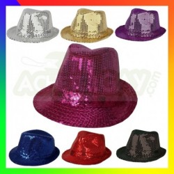 chapeau paillette