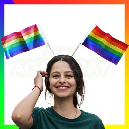Serre tête gay Pride rainbow flag