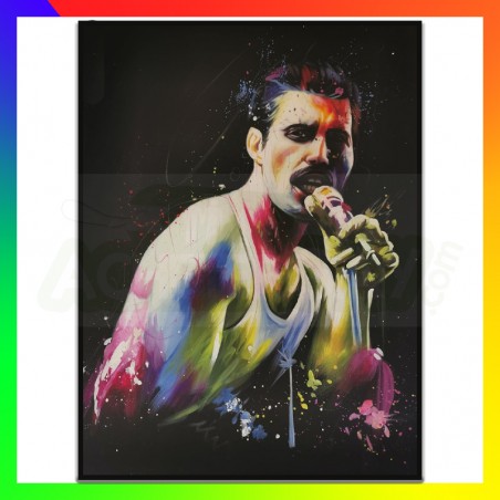 Tableau Queen rainbow