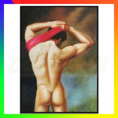 Tableau Le maillot rouge