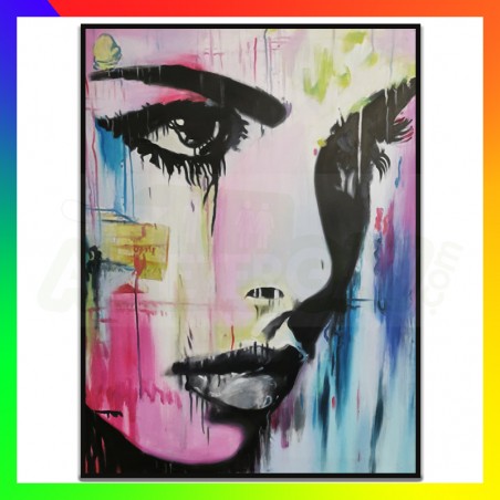 Tableau regard de femme