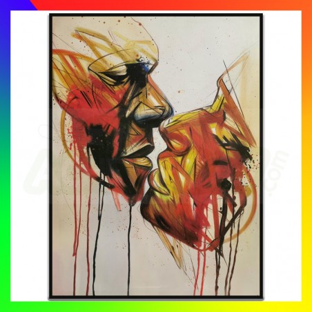 Tableau Embrasse moi